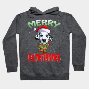 Merry Dalmatianmas Ugly Dalmatian Christmas Xmas Pajamas Hoodie